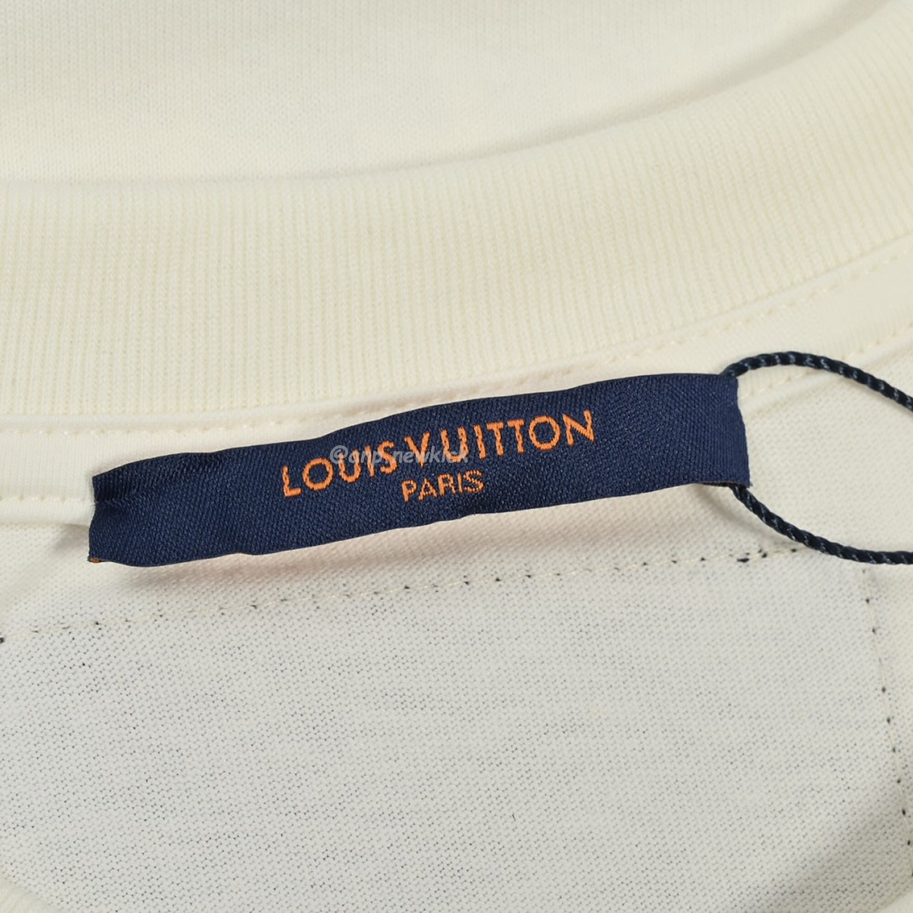 Louis Vuitton 20ss Small Aircraft Logo Printing Short Sleeved T Shirt (4) - www.newkick.vip